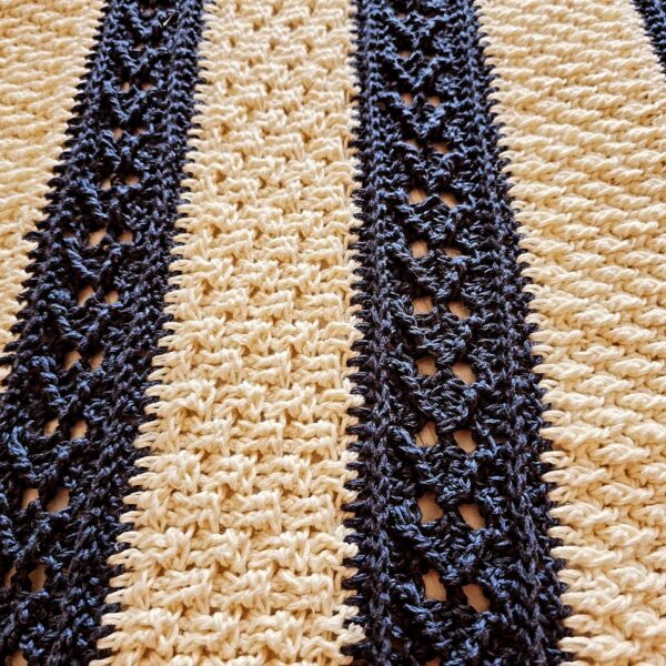 Plaid bleu/beige – Image 2