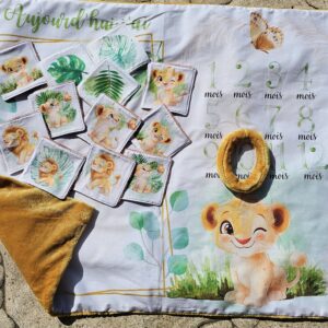 Couverture Naissance / lingettes Léo